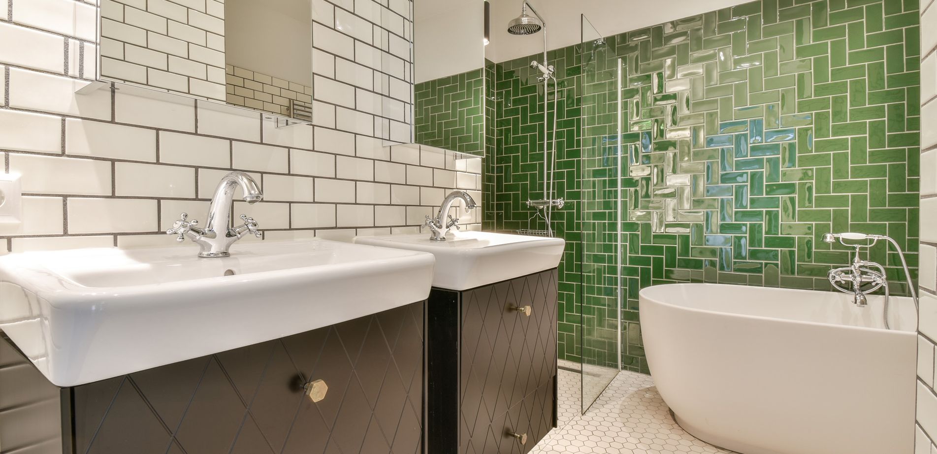 bathroom tile install