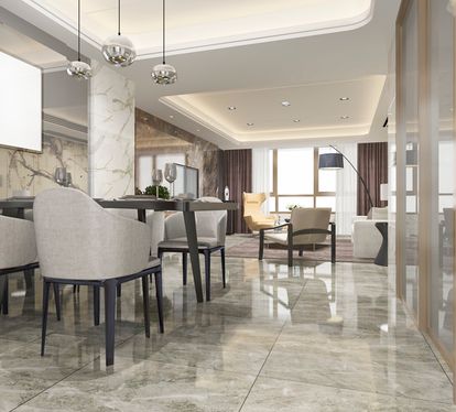 floor tile installation