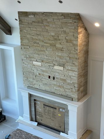 fireplace masonry install