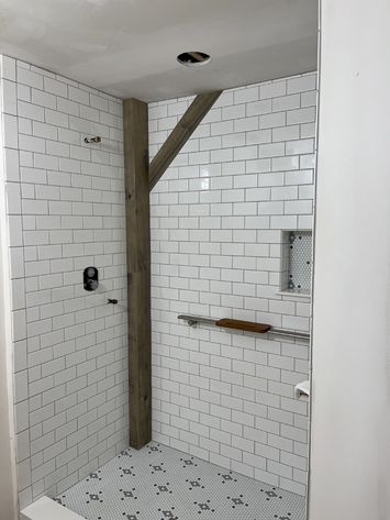 bathroom tile install