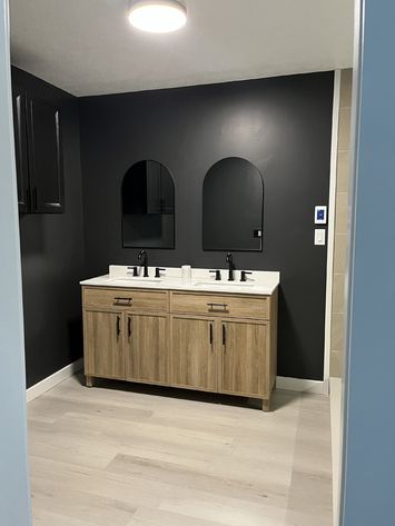 bathroom tile install