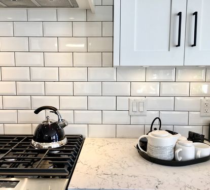 wall tile installation